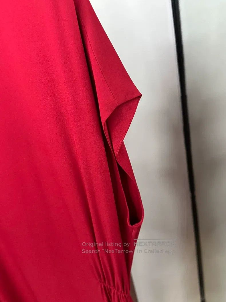 The Row The Row Red silk sleeveless dress Size XS / US 0-2 / IT 36-38 - 3 Thumbnail