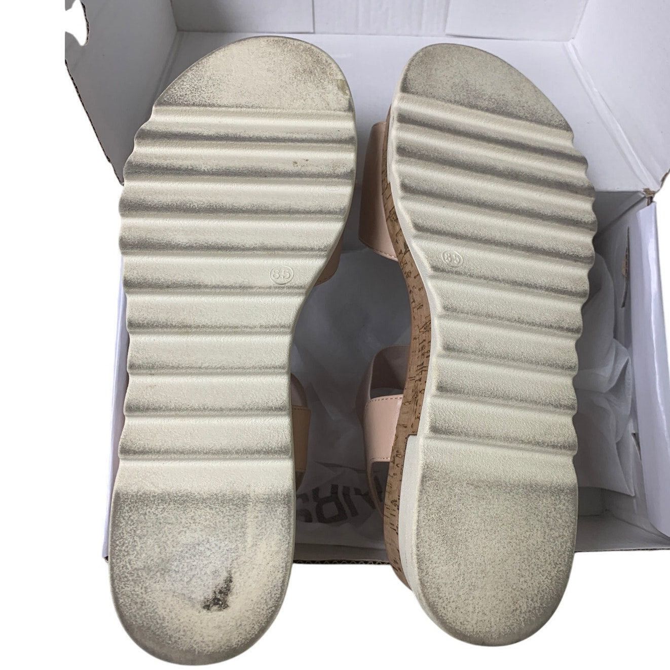 Other Dream Pairs Women's Tan Elastic Ankle Strap Platform Sandals Size US 8.5 / IT 38.5 - 7 Thumbnail