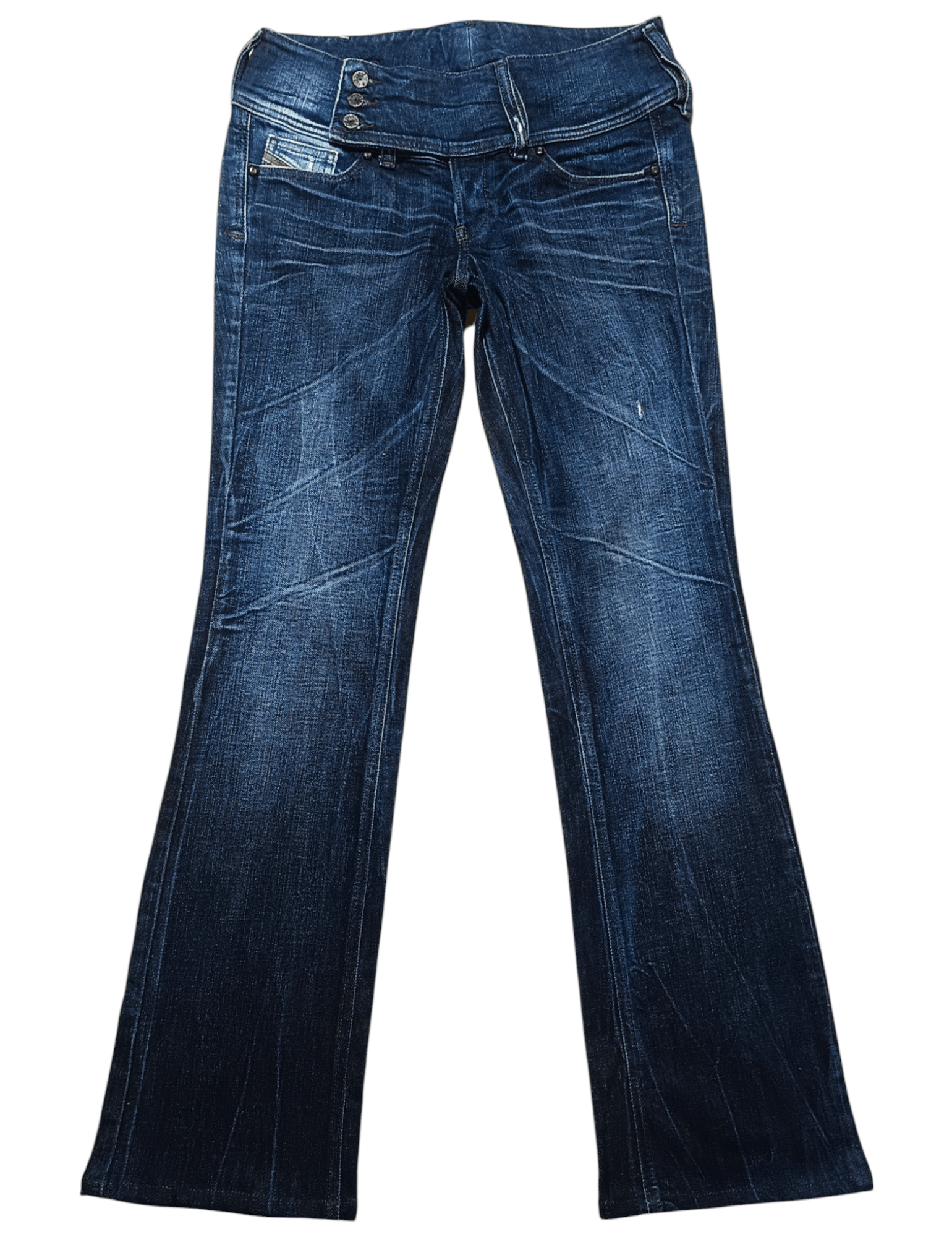 If Six Was Nine × Le Grande Bleu (L.G.B.) Vintage Flare Diesel Denim Jeans Size US 28 / EU 44 - 1 Thumbnail