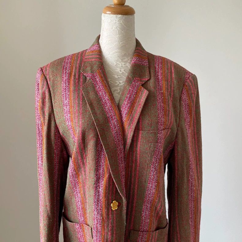 Kenzo KENZO Vintage patchwork pattern suit jacket Size M / US 6-8 / IT 42-44 - 2 Thumbnail