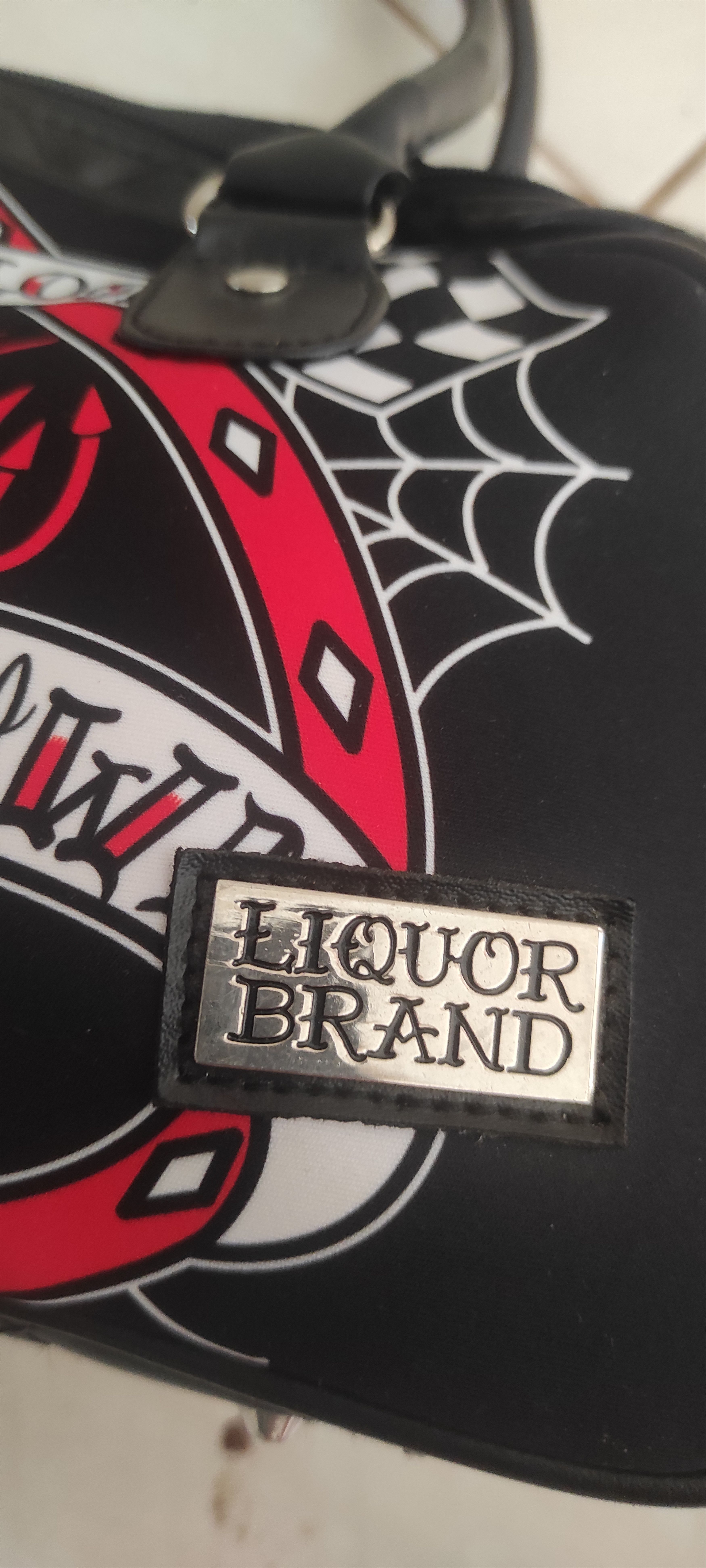 Other Small Liquor Brand Born to Lose Pin-Up Rockabilly Handbag Size ONE SIZE - 8 Thumbnail