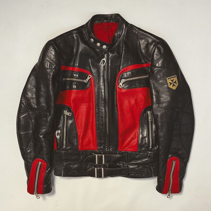 Vintage Vintage 70s Harro Racing Real Leather Biker Jacket | Grailed