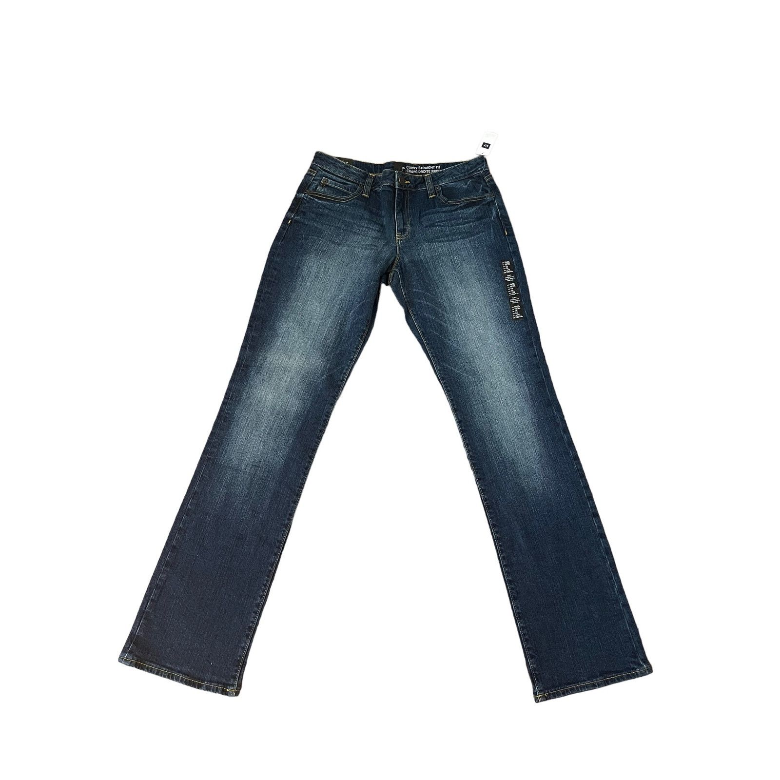 Gap Gap Curvy Straight Fit Womens Jeans Size 10 NWT Size 30" / US 8 / IT 44 - 1 Thumbnail