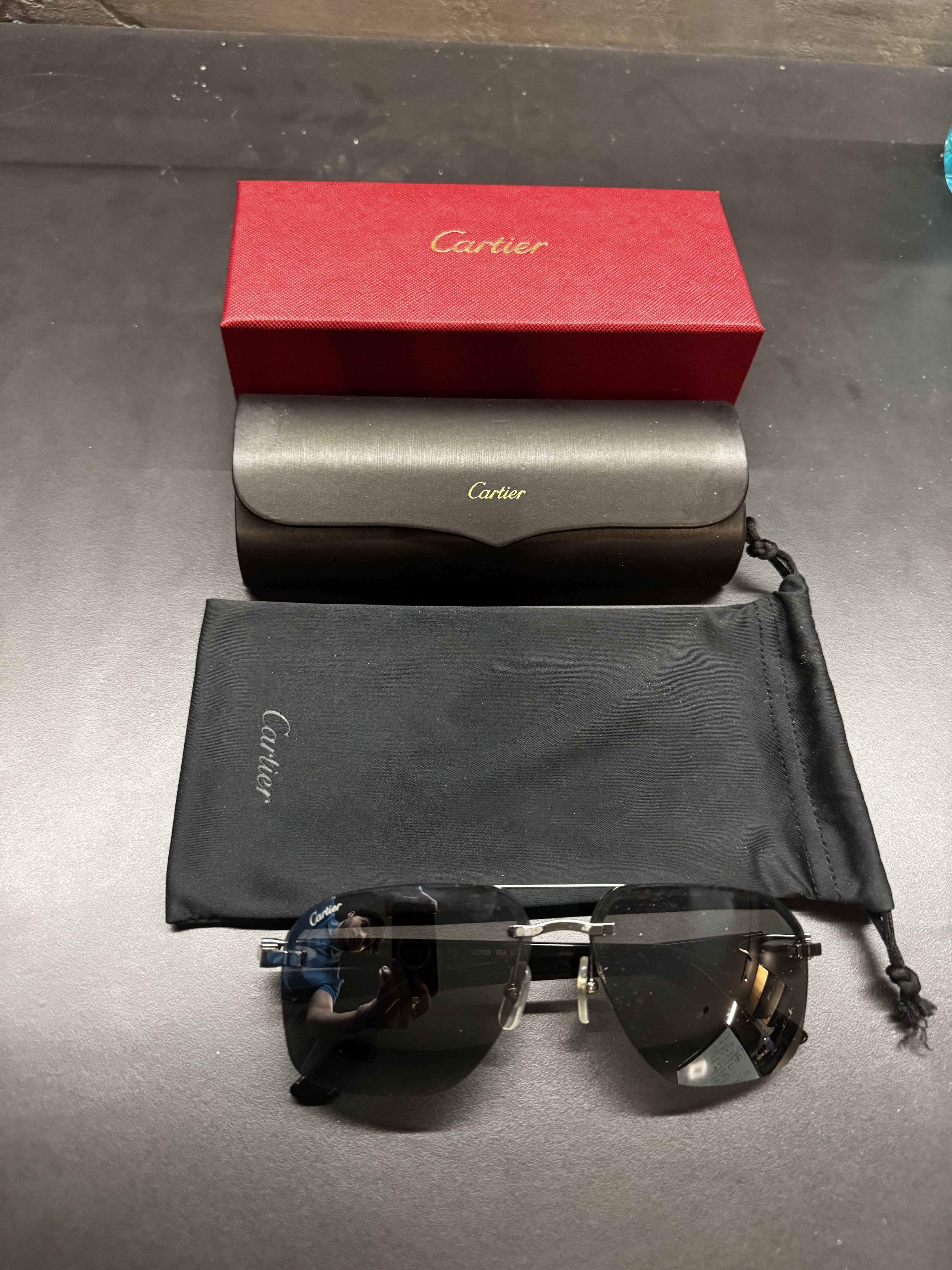 Cartier Carter glasses CT0276S 004 Size ONE SIZE - 1 Thumbnail