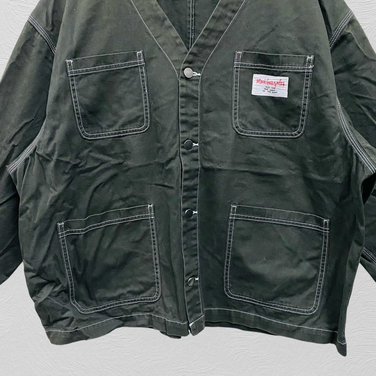 Powell Peralta Mark gonzales collarless chore jacket Size US XL / EU 56 / 4 - 3 Thumbnail
