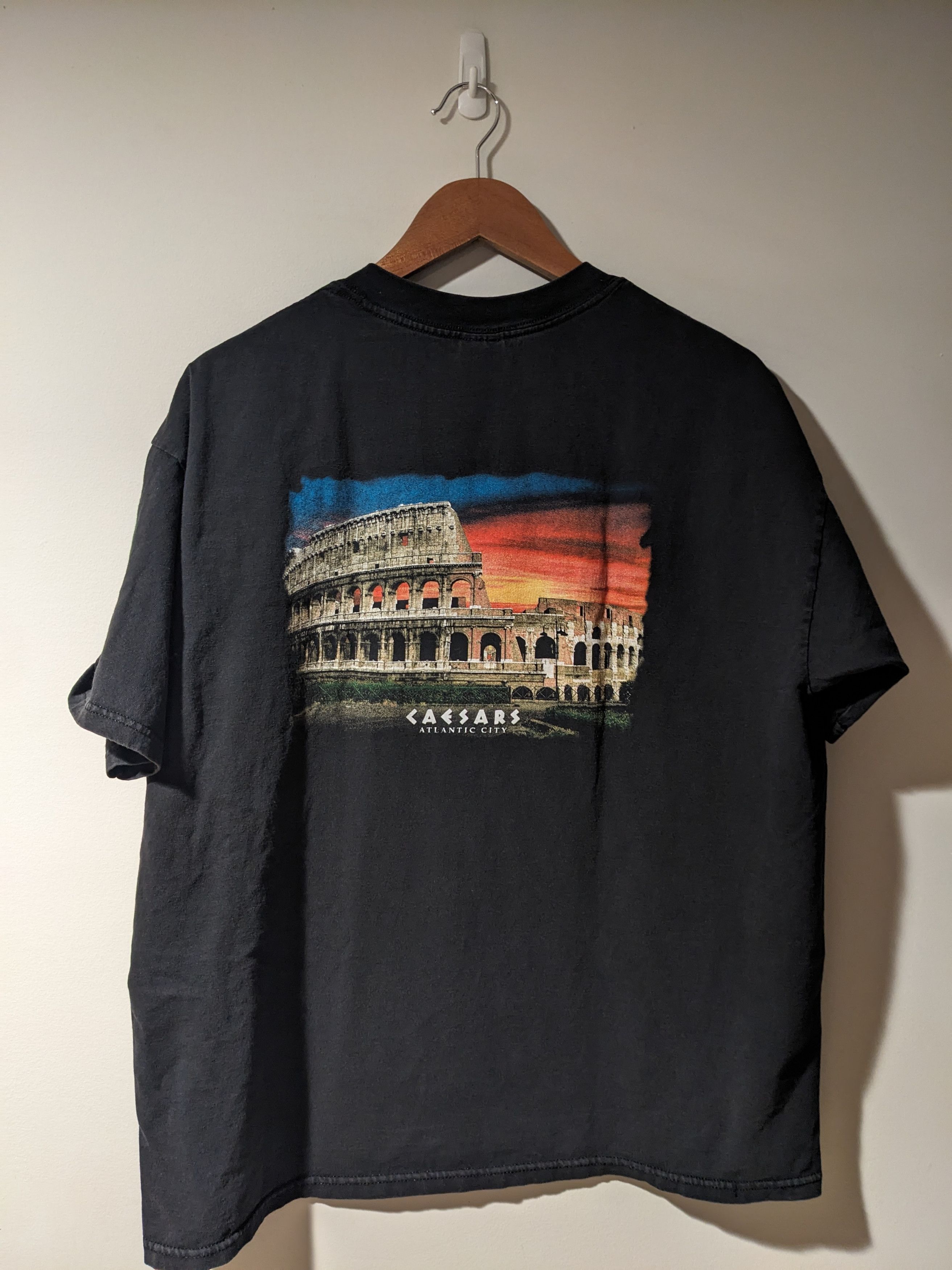 Vintage Vintage 90s Caesars Atlantic City I Came I Played T-Shirt Size US XL / EU 56 / 4 - 1 Thumbnail