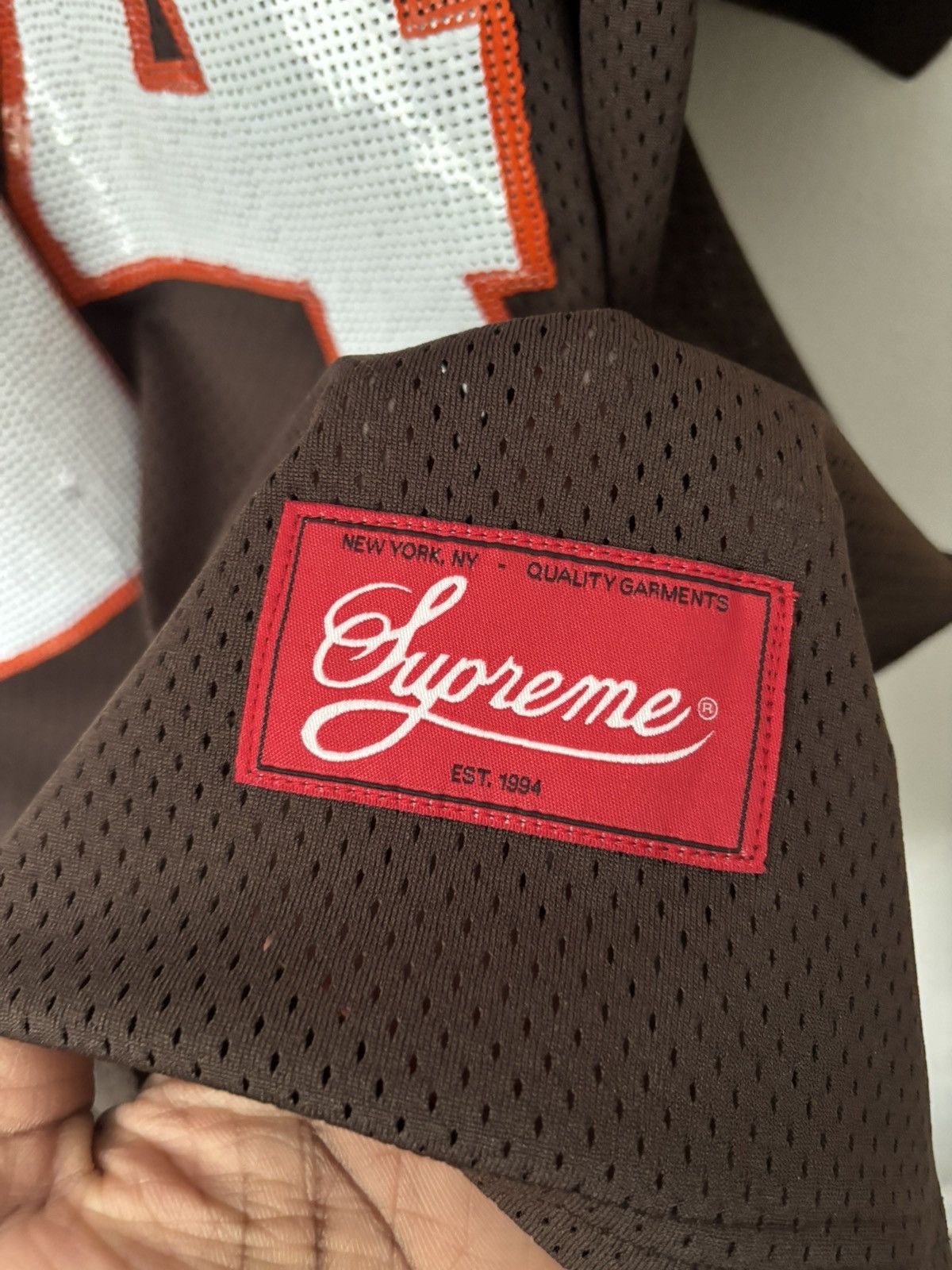 Supreme Supreme Sequin Football Jersey Size US XL / EU 56 / 4 - 7 Thumbnail