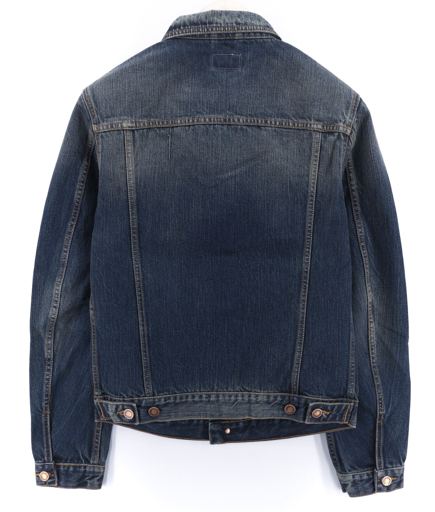 Nudie Jeans BILLY DARK AUTHENTIC DENIM S Blue Denim Jacket 80392 Size US S / EU 44-46 / 1 - 2 Thumbnail