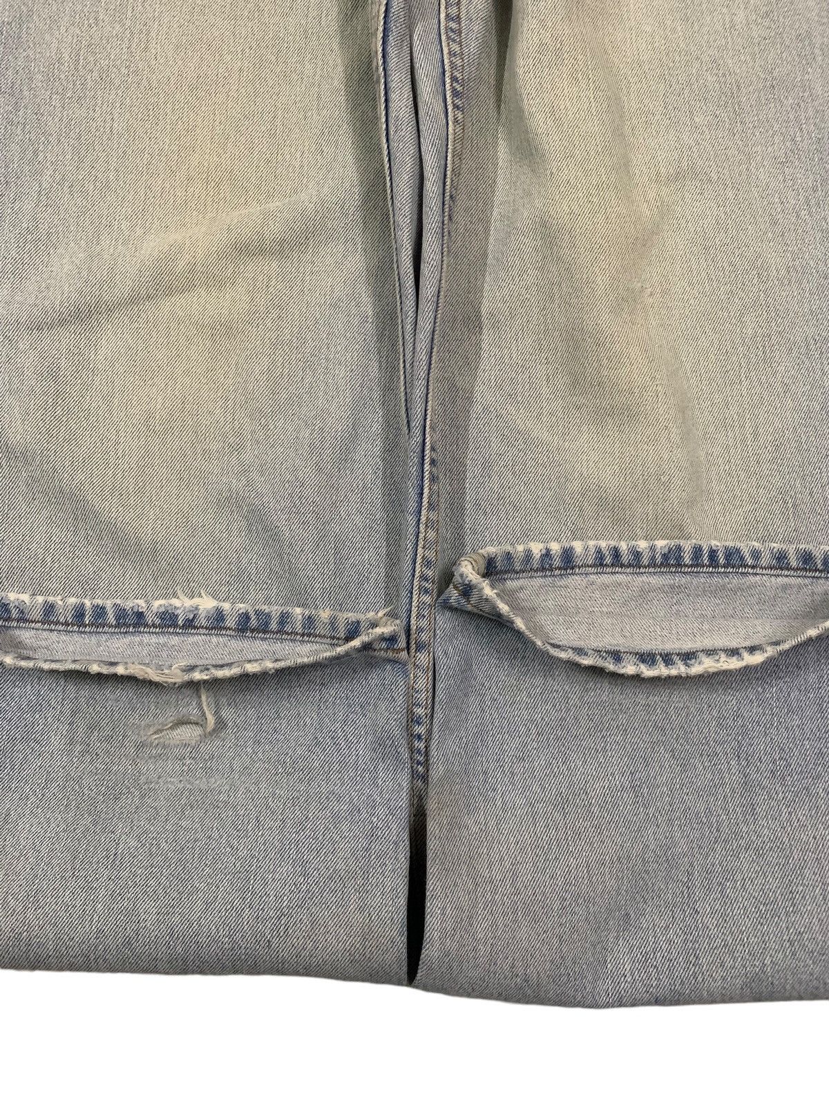 Eddie Bauer Vintage Y2K Eddie Bauer Pre Washed Baggy Loose Ripped Jeans Size US 34 / EU 50 - 8 Thumbnail
