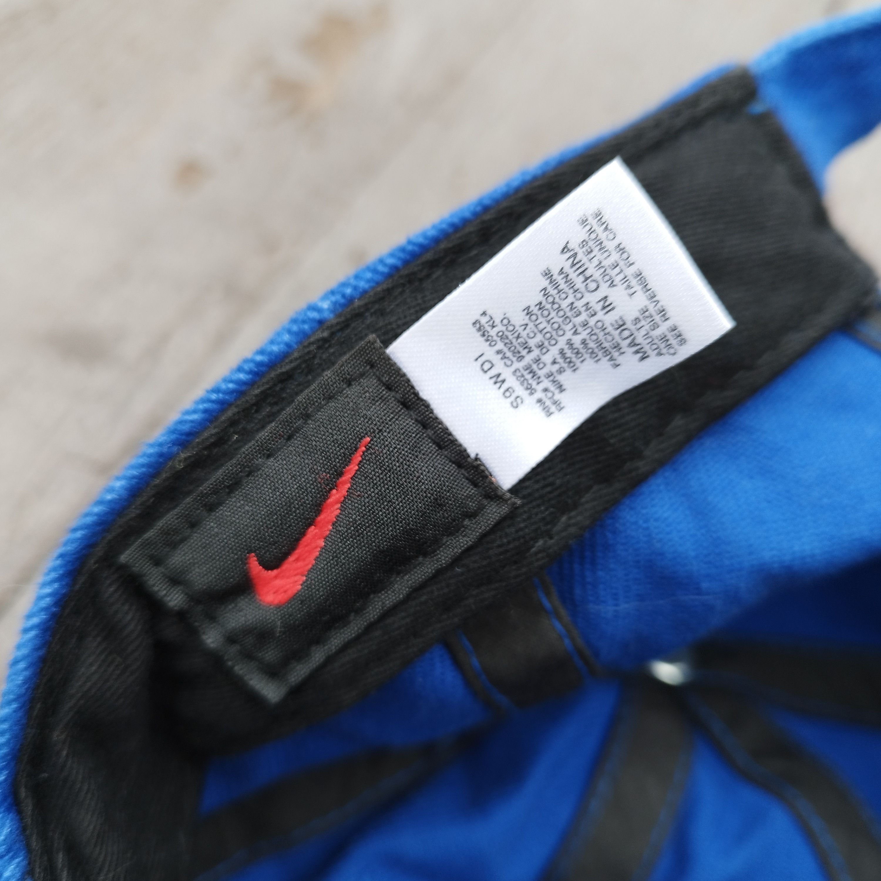Nike Vintage Nike Ronaldo Swoosh Cap - Blue/White - One Size Size ONE SIZE - 11 Thumbnail