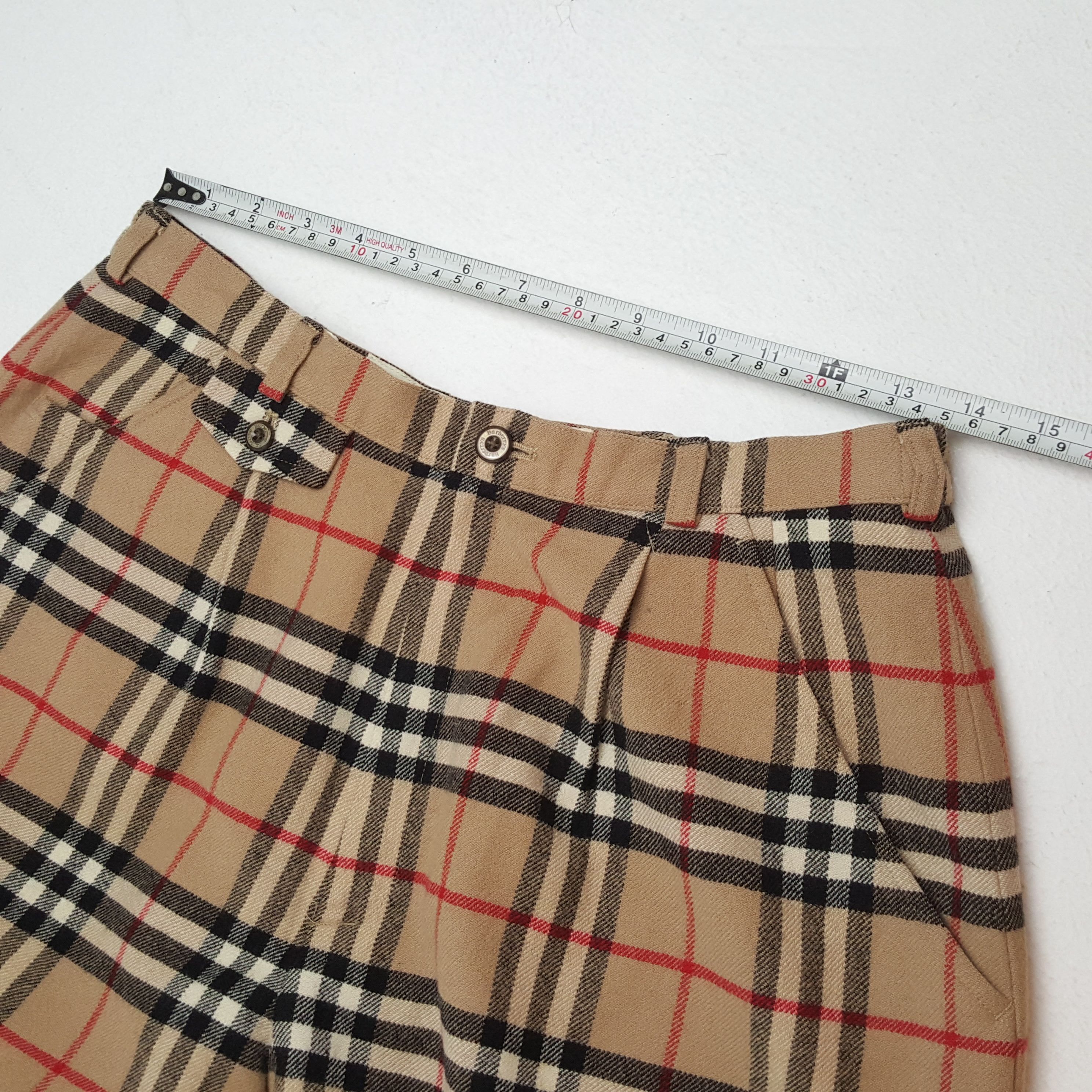 Burberry × Vintage BURBERRYS Luxury Brand Nova Check Style Pants Size 27" / US 4 / IT 40 - 5 Thumbnail