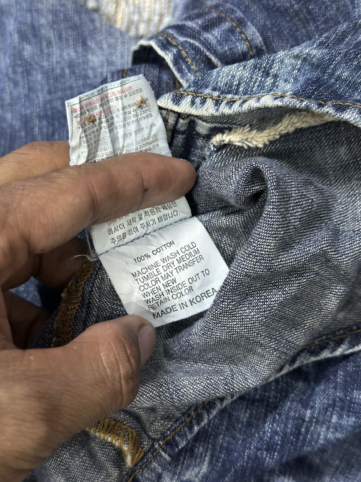 Kapital 00s Distress Style Buckaro Denim Patchwork. Size US L / EU 52-54 / 3 - 14 Thumbnail