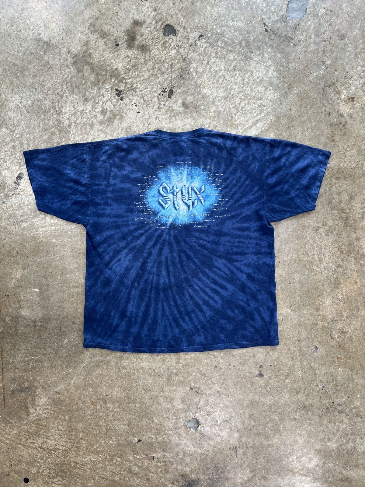 Band Tees Vintage 2005 Y2K Styx Tie Dye Tee XL Size US XL / EU 56 / 4 - 5 Thumbnail