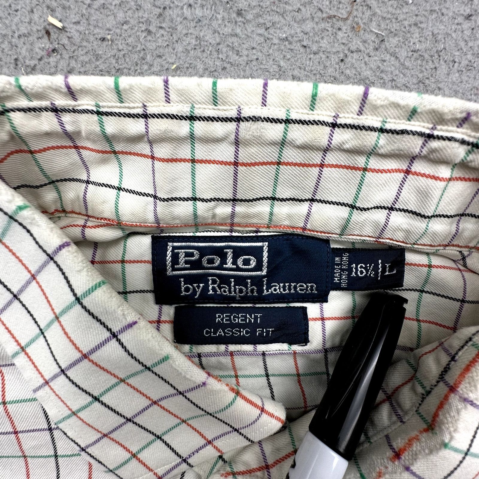 Polo Ralph Lauren Vintage Polo Ralph Lauren Regent Fit Button Shirt Mens Large Size US L / EU 52-54 / 3 - 3 Thumbnail
