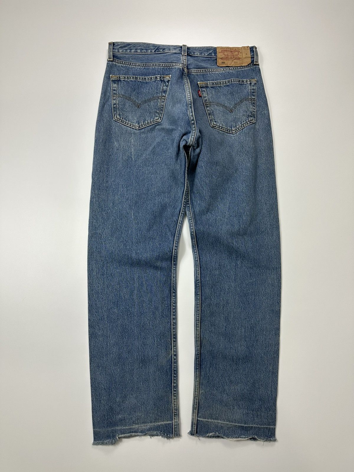 Levi's Vintage Levis 501 Denim Jeans W36 L34 Light Regular Size US 36 / EU 52 - 2 Thumbnail