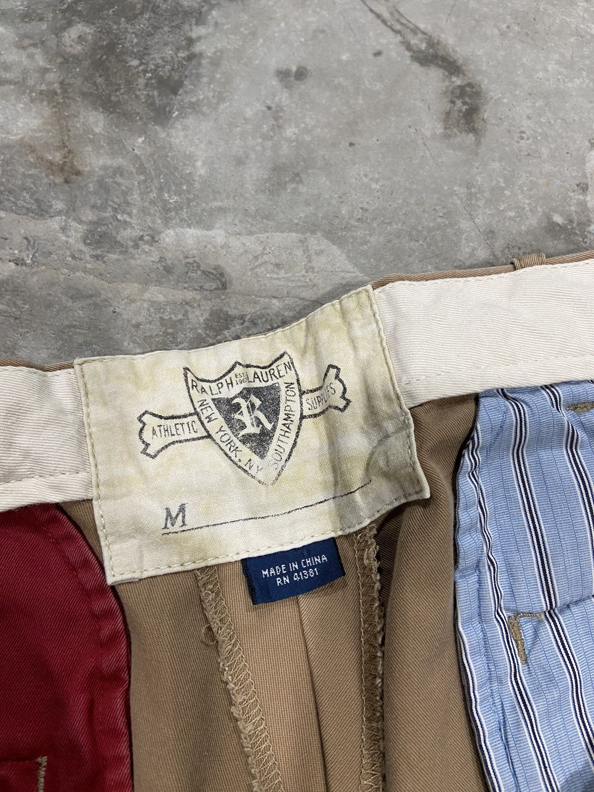 Polo Ralph Lauren Vintage Polo PRL RL Ralph Lauren Crazy Design Pants Size US 34 / EU 50 - 5 Thumbnail