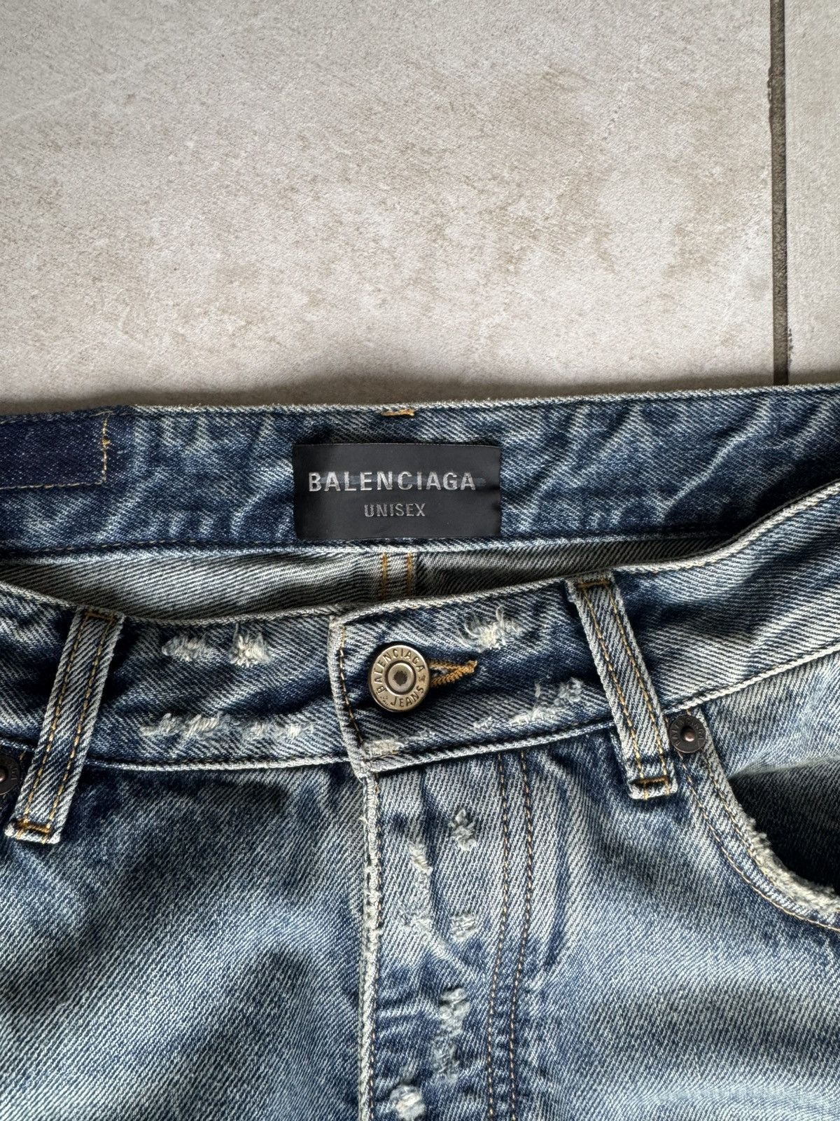 Balenciaga Balenciaga Super Destroyed Denim Size US 32 / EU 48 - 5 Thumbnail