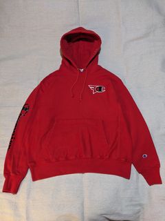 Red faze hot sale champion hoodie