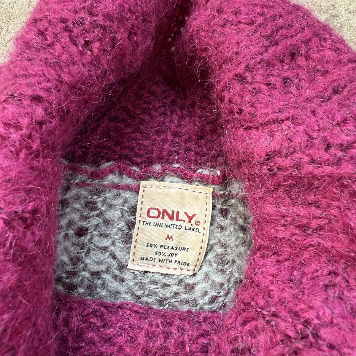 Japanese Brand × Vintage Y2K Only Mohair Sweater Size M / US 6-8 / IT 42-44 - 5 Thumbnail