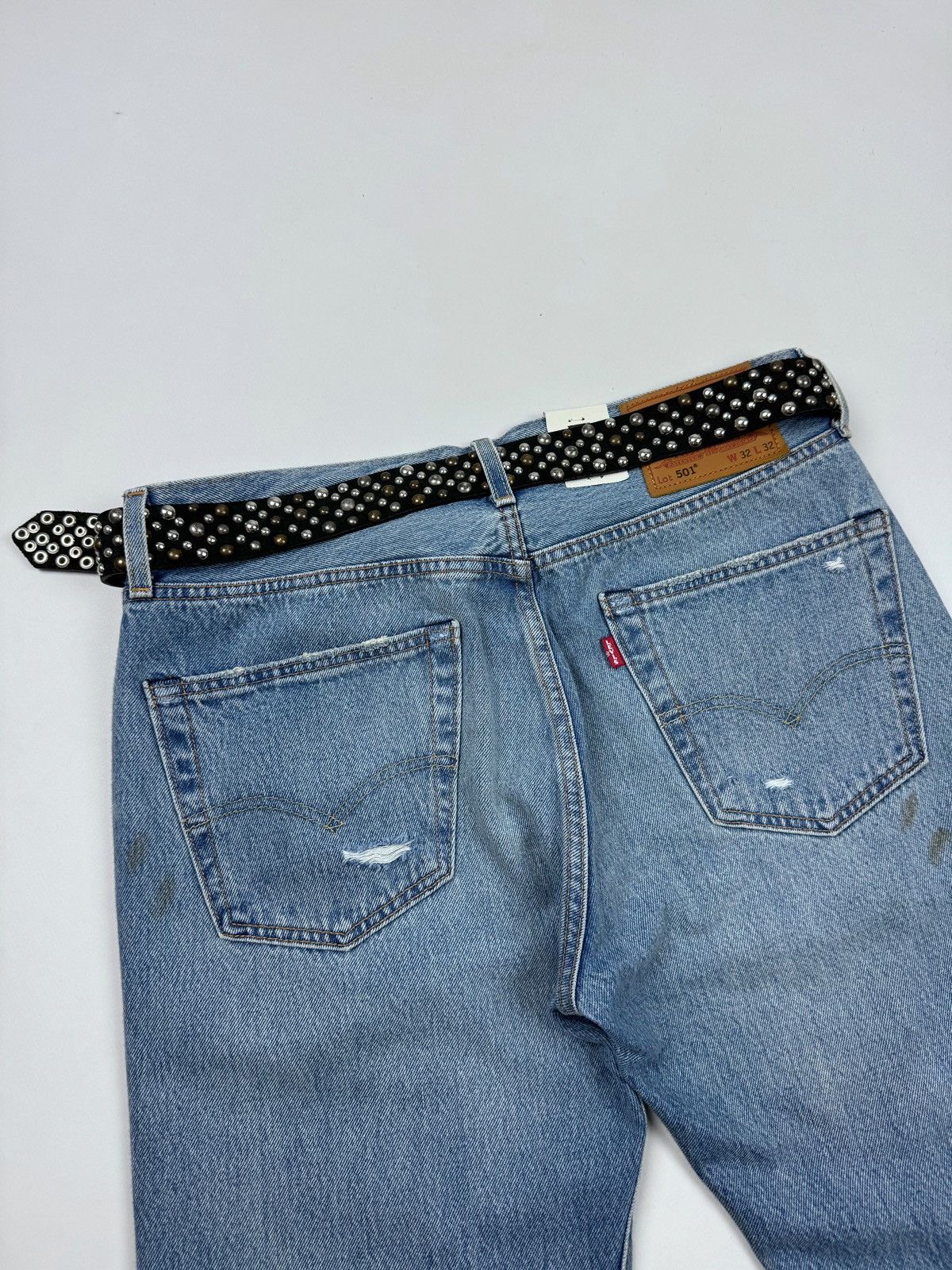Daniele Alessandrini Daniele Alessandrini Studded Leather Belt Size ONE SIZE - 3 Thumbnail