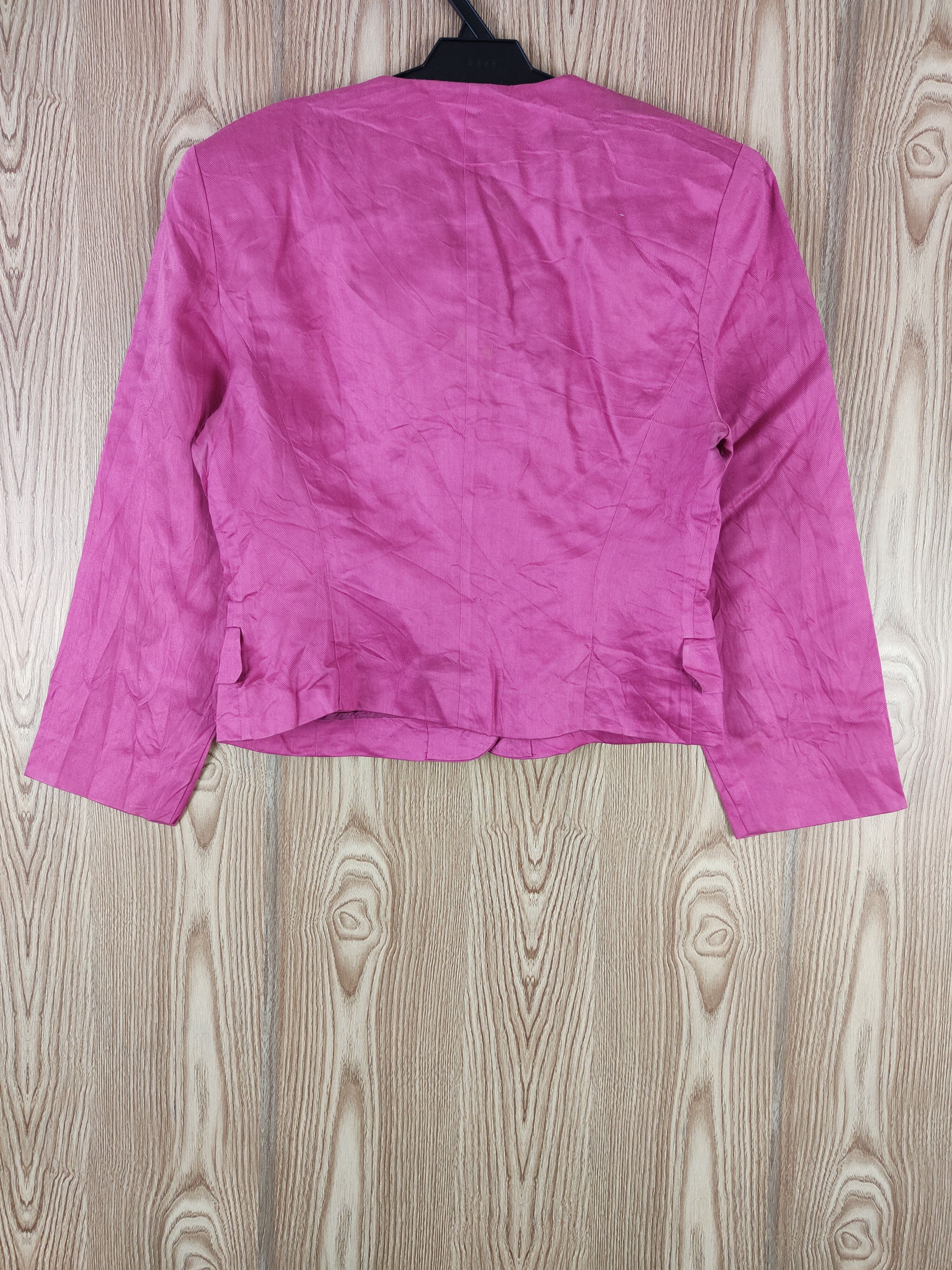 Japanese Brand × Vintage Luxury Lancetti Pink Cropped Button Up Shirts Size S / US 4 / IT 40 - 7 Thumbnail