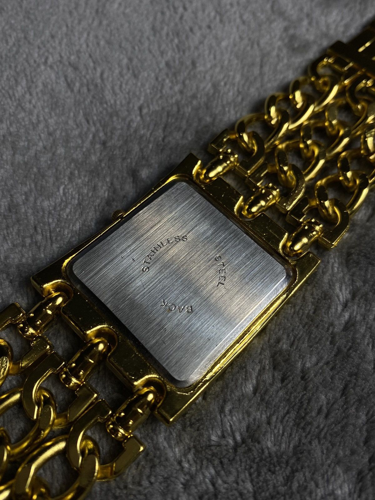 Japanese Brand × Jewelry Futuristic Vintage Japanese Style Omax Gold Chain Watch Size ONE SIZE - 7 Thumbnail