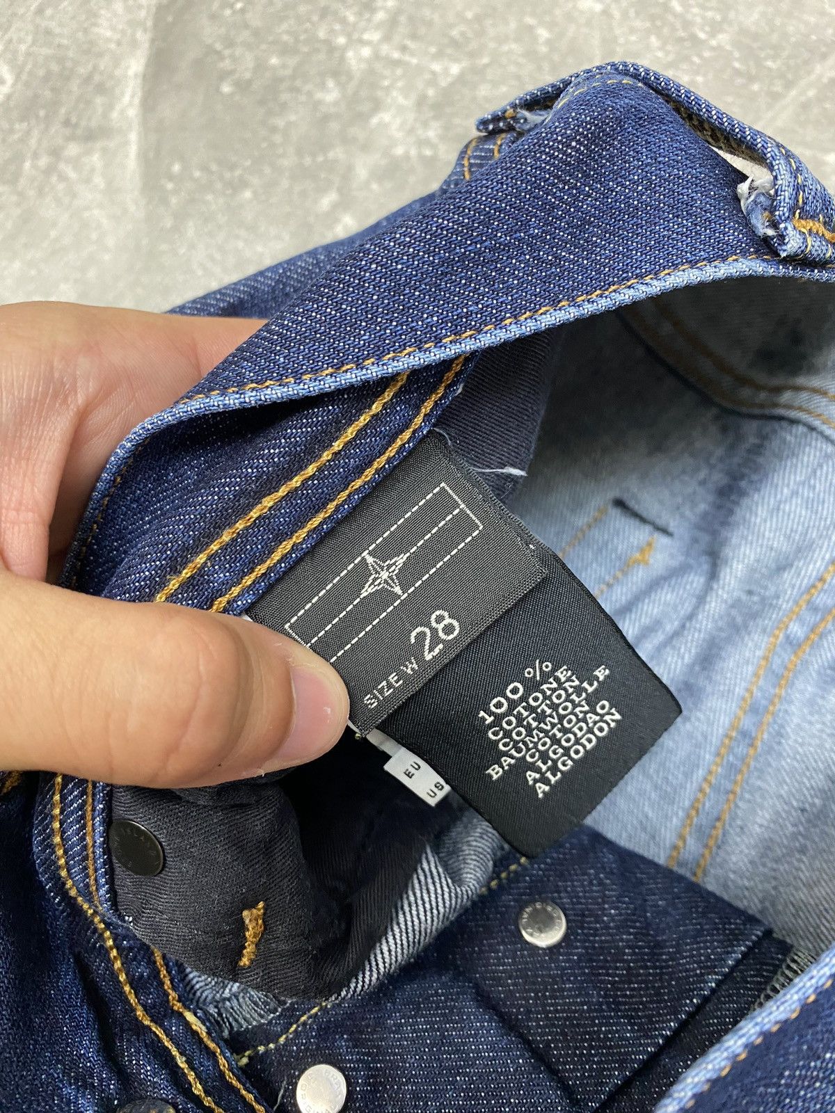 Massimo Osti × Stone Island × Vintage Vintage 90's Stone Island Denim Massimo Osti Archival Jeans Size US 28 / EU 44 - 14 Thumbnail