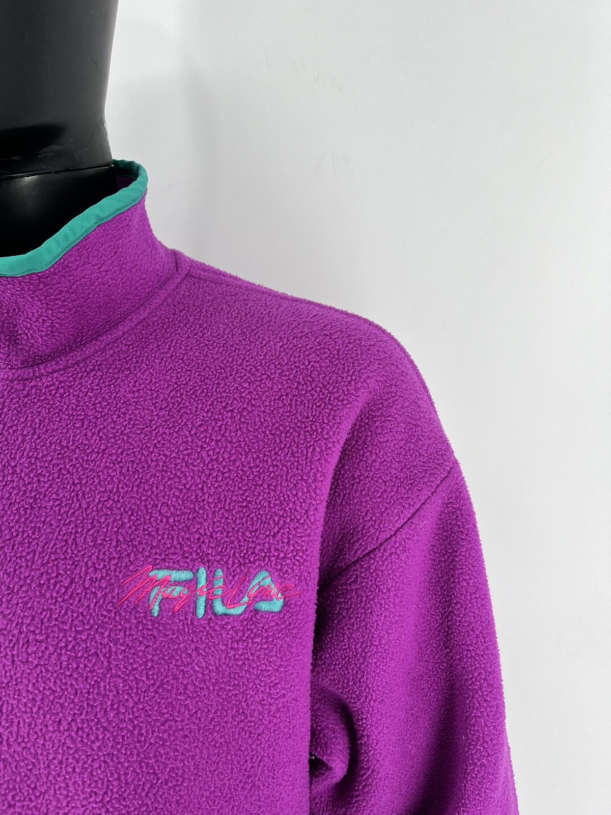 Fila Vintage Y2K Fila Fleece Sweatshirt Streetwear Skate Size US L / EU 52-54 / 3 - 6 Thumbnail