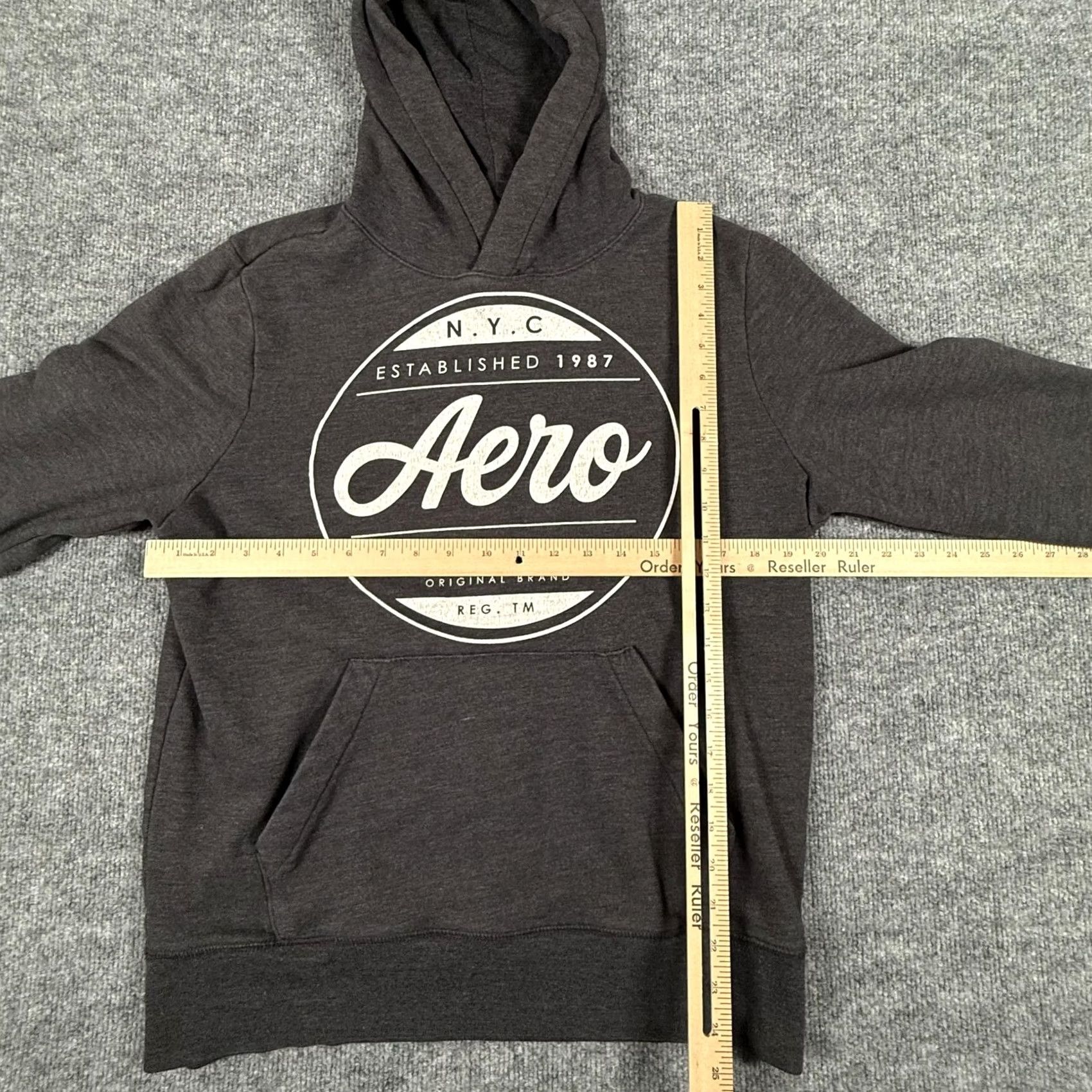Aeropostale Aeropostale Hoodie Mens Medium Pullover NYC 1987 Quality Goods Sweatshirt Retro Size US M / EU 48-50 / 2 - 5 Thumbnail