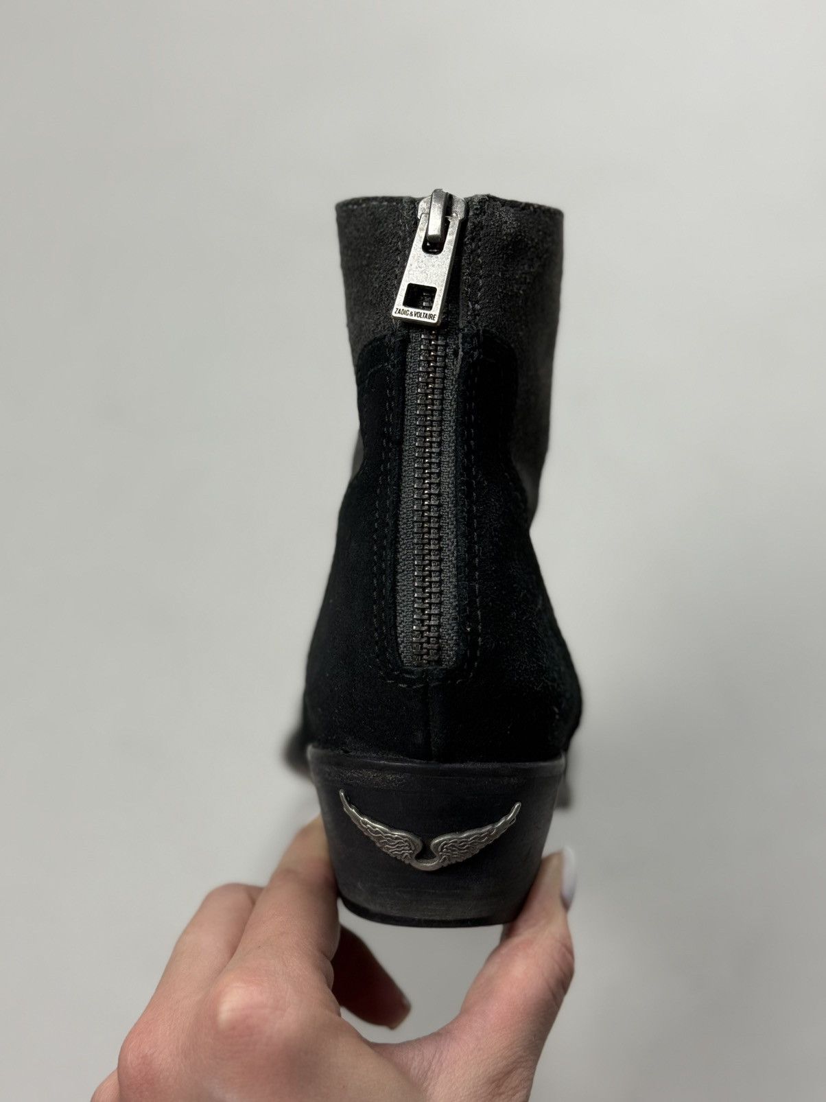 Zadig & Voltaire Zadig & Voltaire Ladies Suede Ankle Zip Biker Boots Shoes Size US 7 / IT 37 - 18 Thumbnail