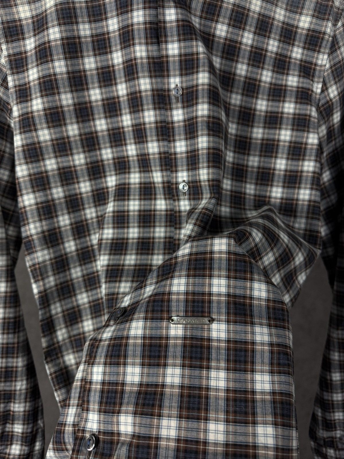 Dsquared2 Dsquared 2 luxury designer vintage checkered shirt Size US S / EU 44-46 / 1 - 6 Thumbnail