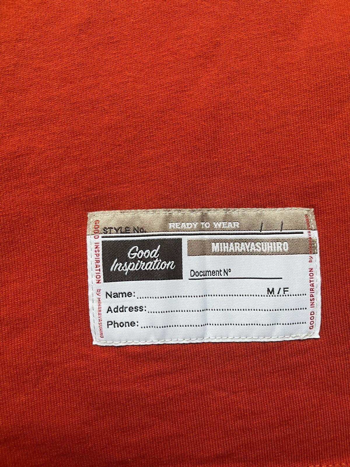 Maison MIHARA YASUHIRO Miharayasuhiro Good Inspiration T Shirt Size US M / EU 48-50 / 2 - 4 Thumbnail