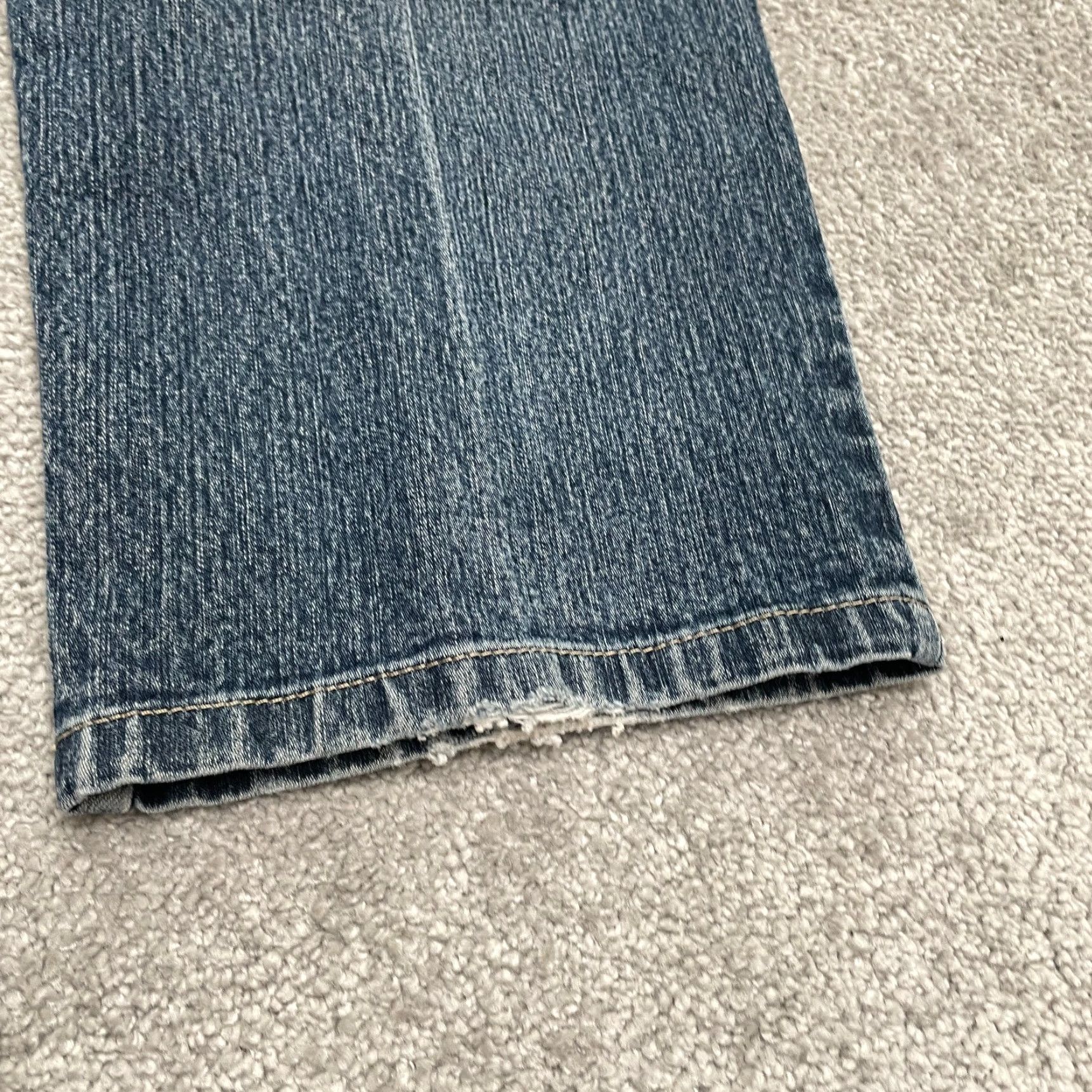 Gloria Vanderbilt Gloria Vanderbilt Jeans Womens 16 Short Blue Straight Denim Cotton 38x28 Casual 5-Pocket Design Baggy? Size 38" / US 16 / IT 52 - 7 Thumbnail