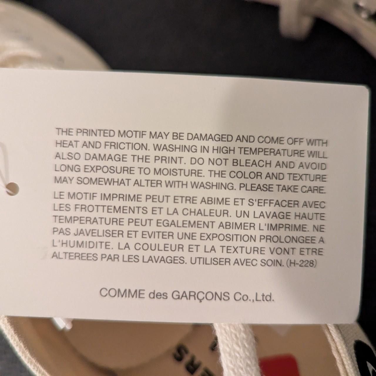 Comme des Garcons Comme des Garçons Play x Converse Chuck 70 Low Multi Heart Size US 10 / EU 43 - 2 Thumbnail