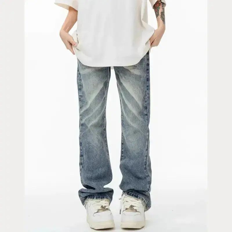 Japanese Brand Retro loose high street micro flared jeans Size US 32 / EU 48 - 1 Thumbnail