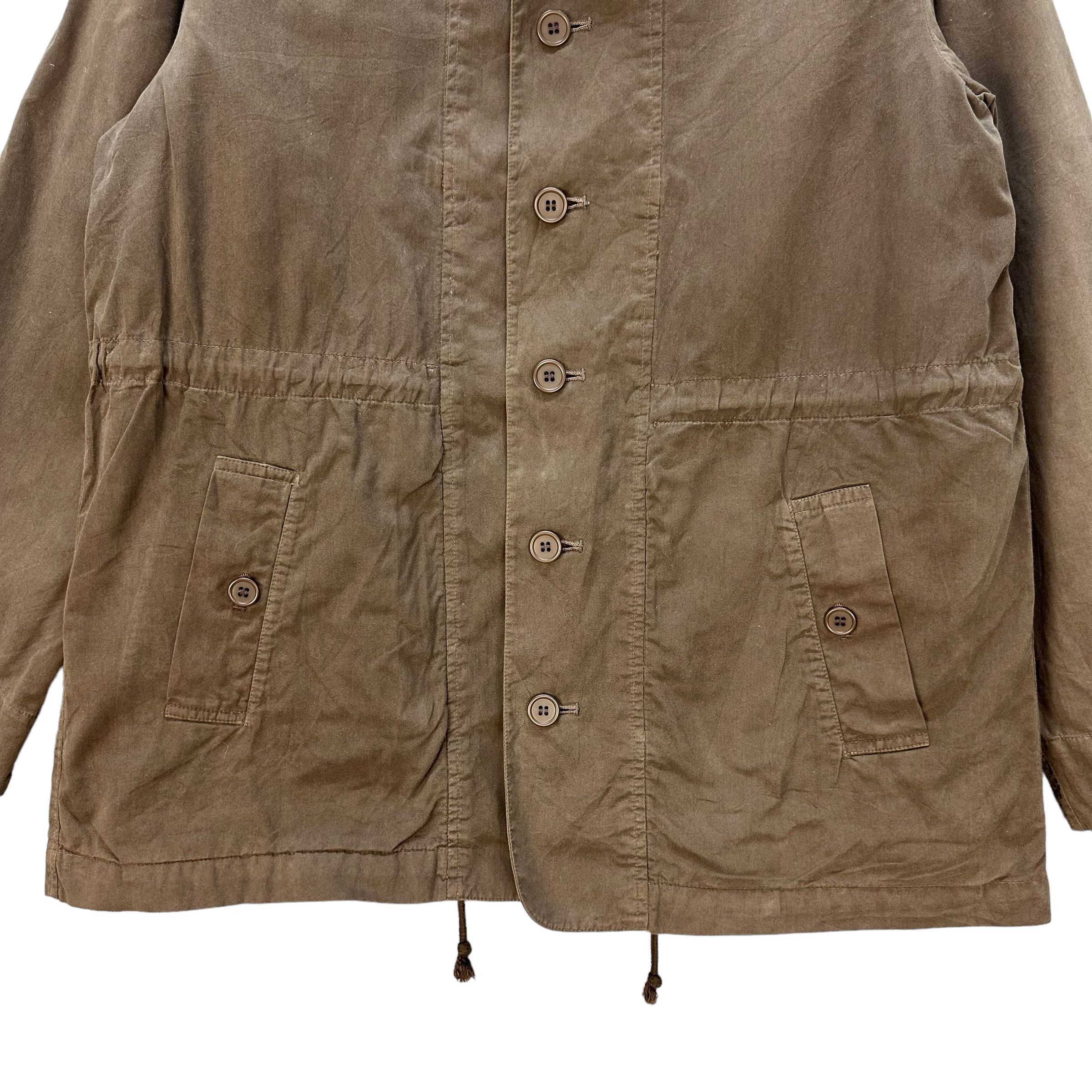 Issey Miyake PLANTATION BY ISSEY MIYAKE DOUBLE LAYER COAT JACKET #9027-49 Size US M / EU 48-50 / 2 - 3 Thumbnail