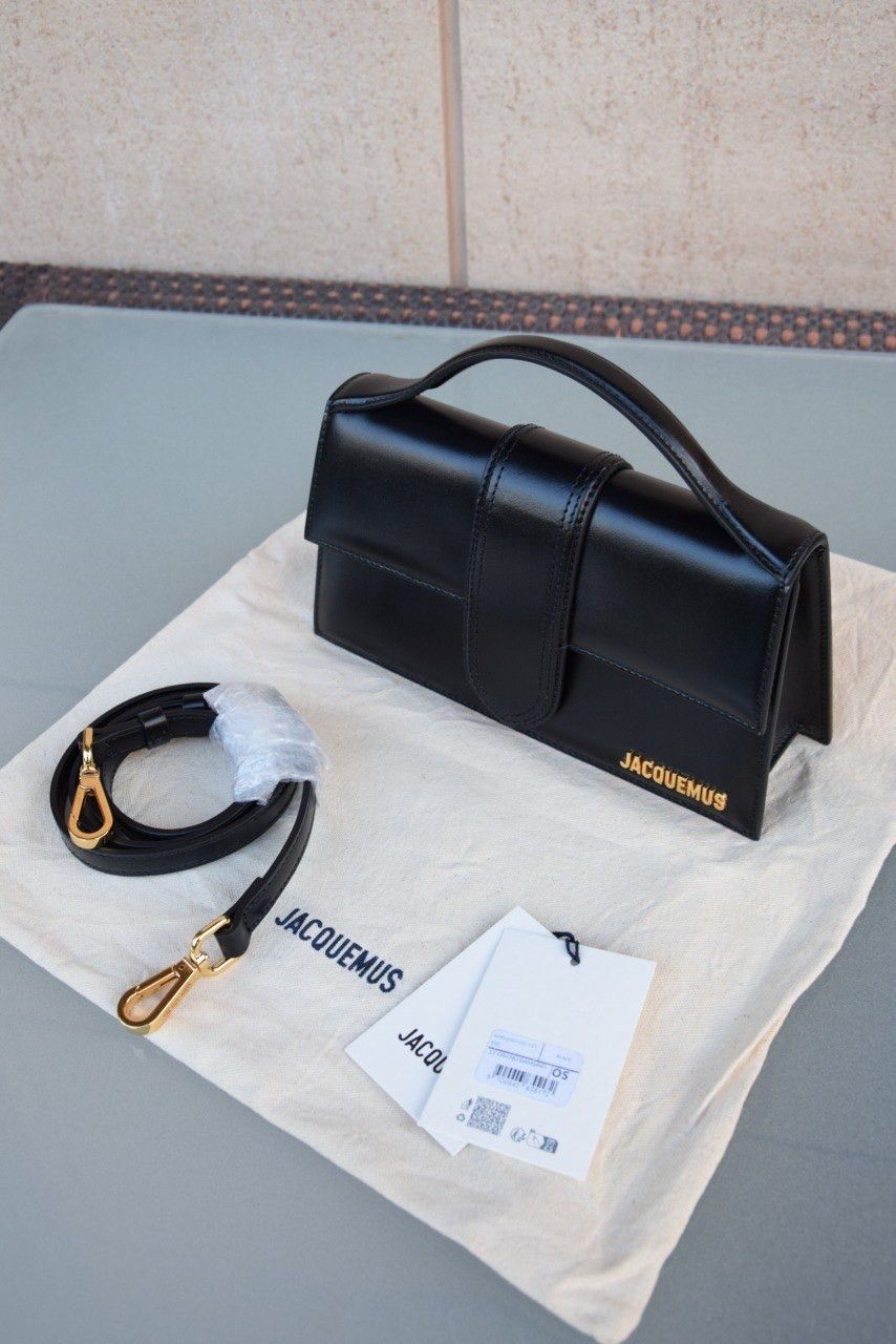 Jacquemus Jacquemus grand bambino black Size ONE SIZE - 2 Thumbnail