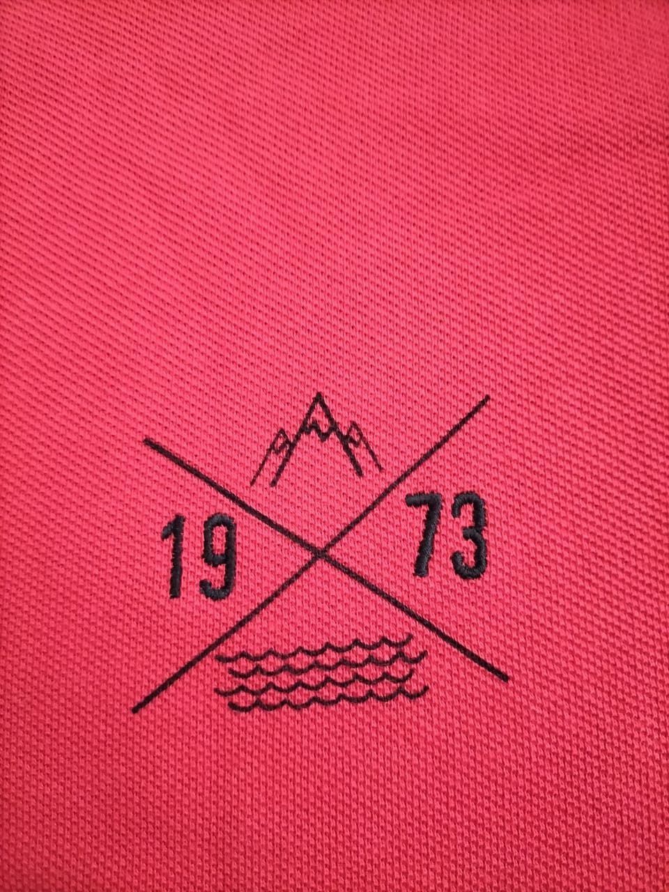 Timberland Timberland NH USA 1973 Red Polo Shirt : M Size US L / EU 52-54 / 3 - 5 Thumbnail
