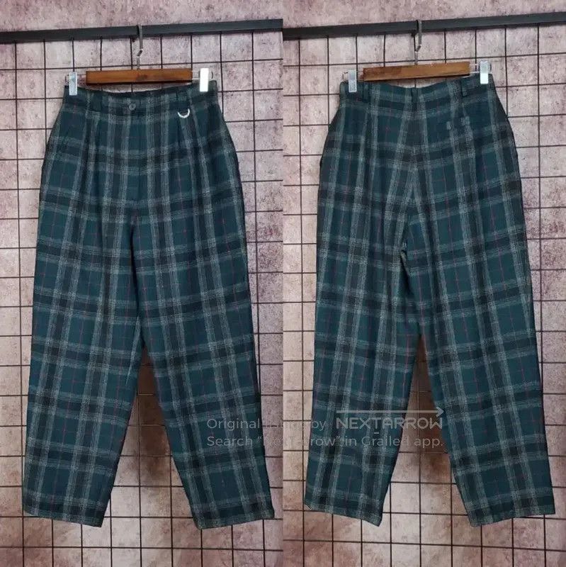 Dior Dior Wool Plaid Sleeveless Cardigan in Green . Size M / US 6-8 / IT 42-44 - 6 Thumbnail