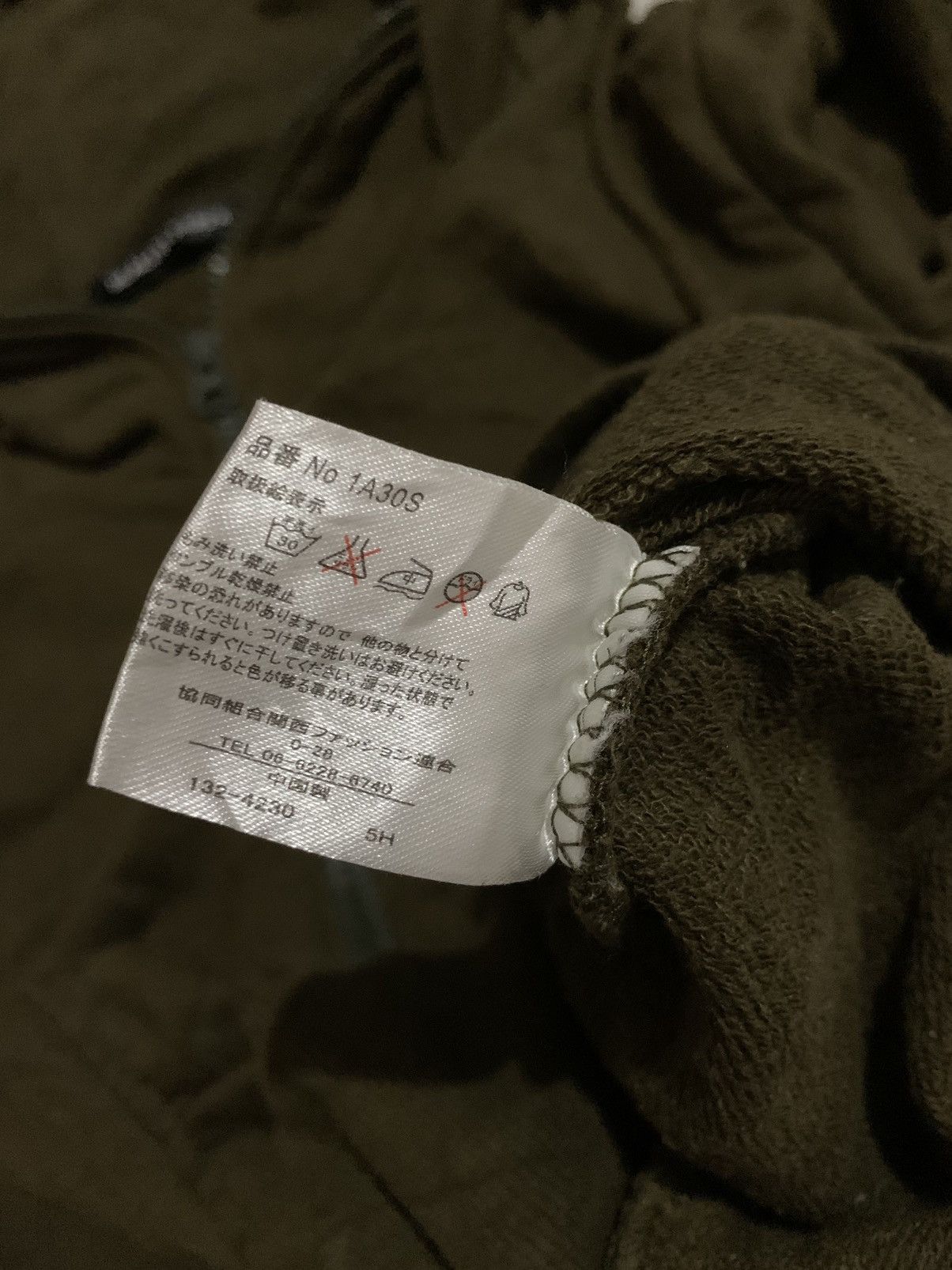 Japanese Brand × Vintage Japanese Healthy Karen ZipHoodies Green army Size M / US 6-8 / IT 42-44 - 7 Thumbnail
