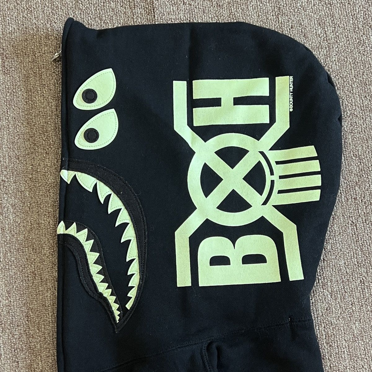 トップス BAPE BOUNTY HUNTER MAD SHARK ZIP HOODIE BAPE X Bounty Hunter Hoodie | Mad Shark Full Zip Hoodie