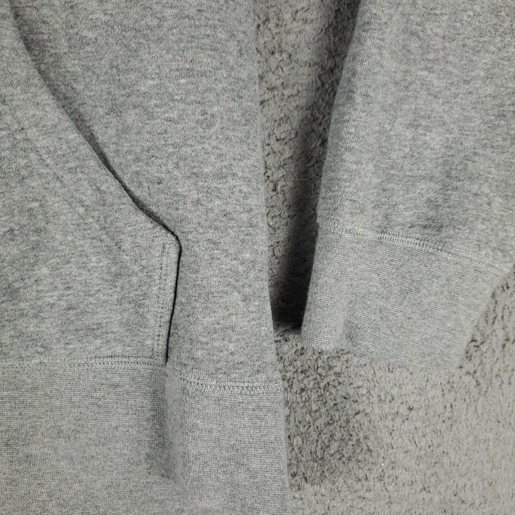 Nike Nike Hoodie Womens Large Gray Pullover Sweatshirt Fleece Cotton Blend Logo Size L / US 10 / IT 46 - 5 Thumbnail