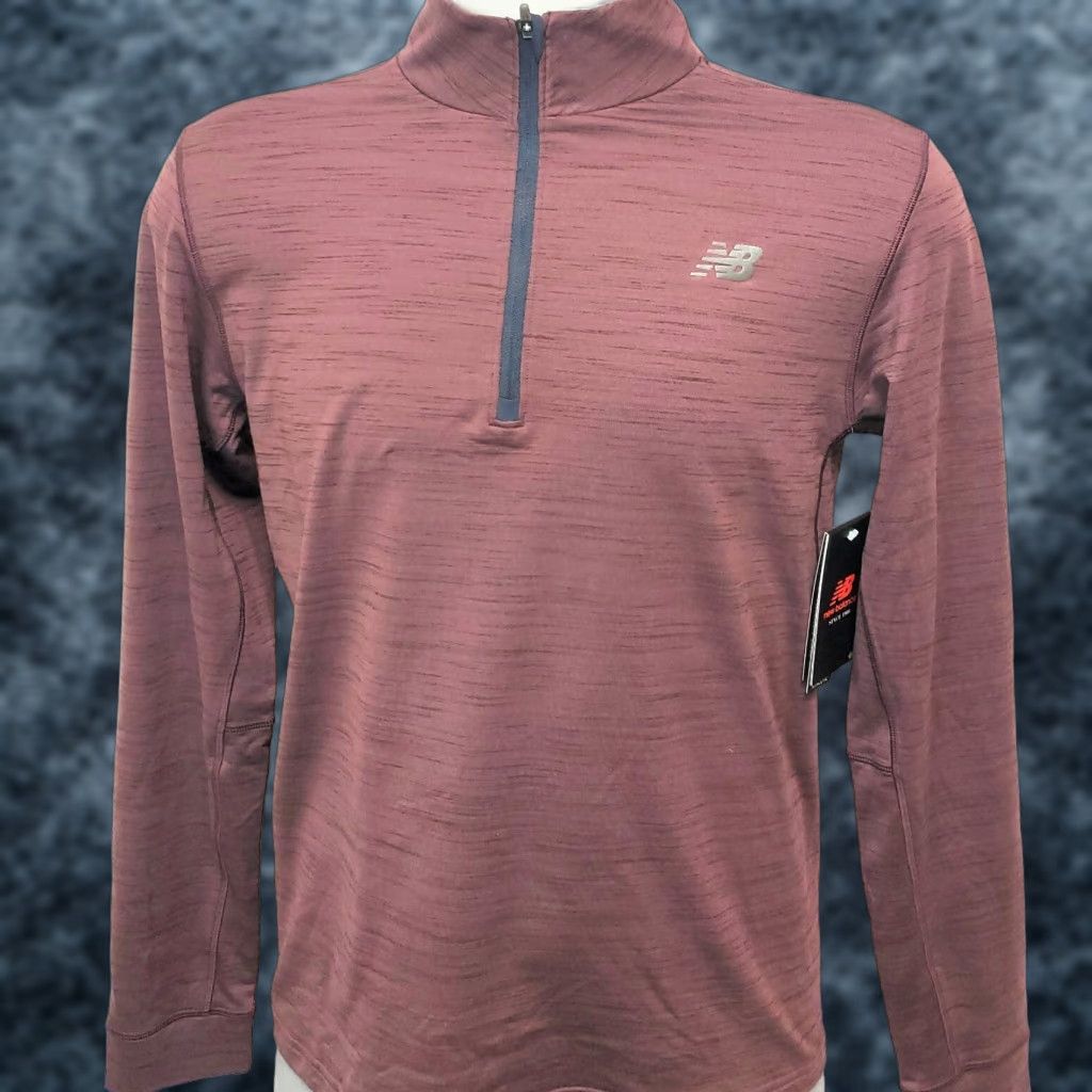 New Balance New Balance Mens MT91121 HHH Anticipate 2.0 1/4 Zip Plum Athletic Shirt Medium Long Sleeve Polyester Blend Size US M / EU 48-50 / 2 - 1 Preview