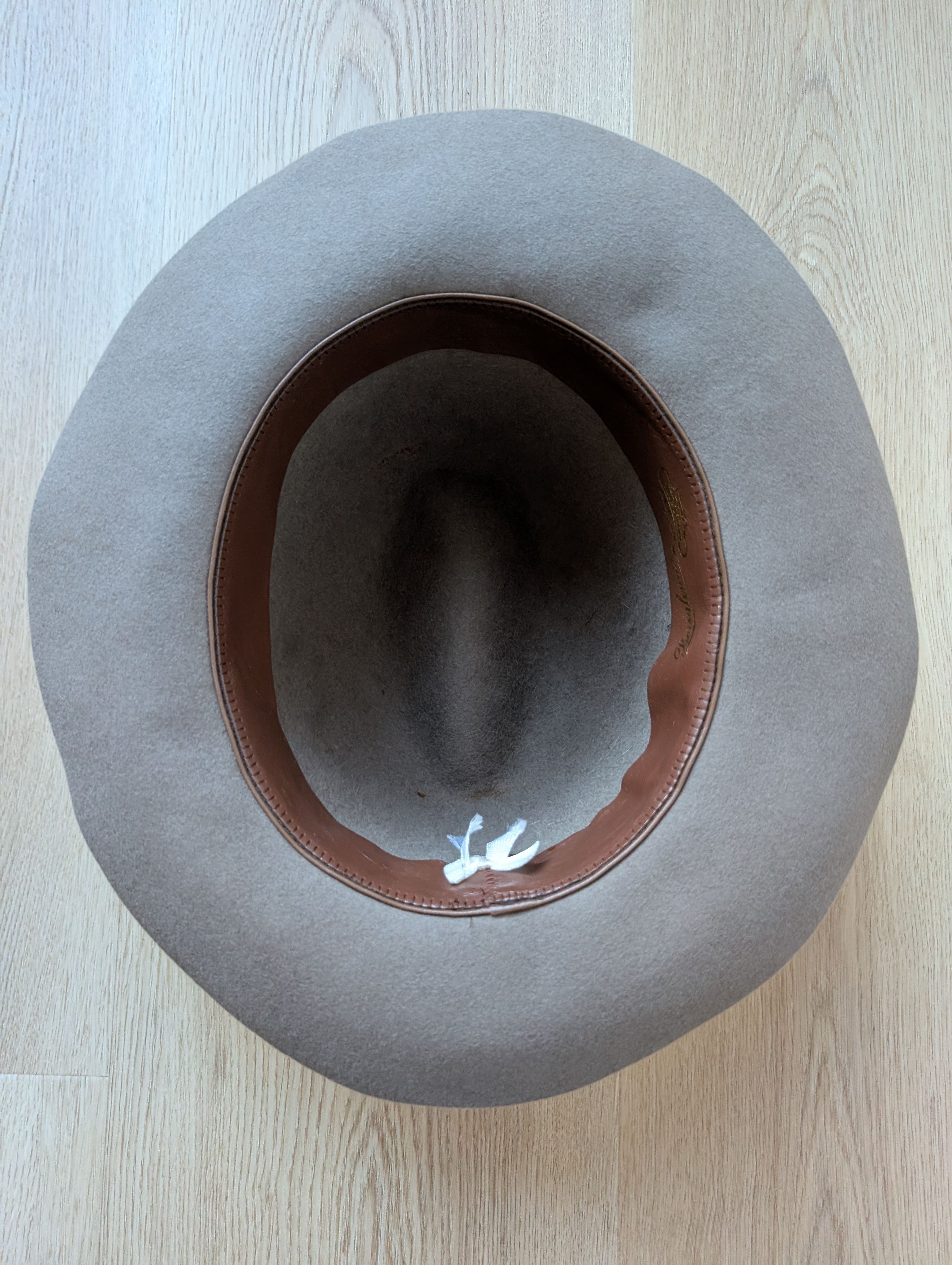 Borsalino Borsalino Italy Men's Classic Grey Fedora Fur Felt Hat Sz 58 Size ONE SIZE - 8 Thumbnail