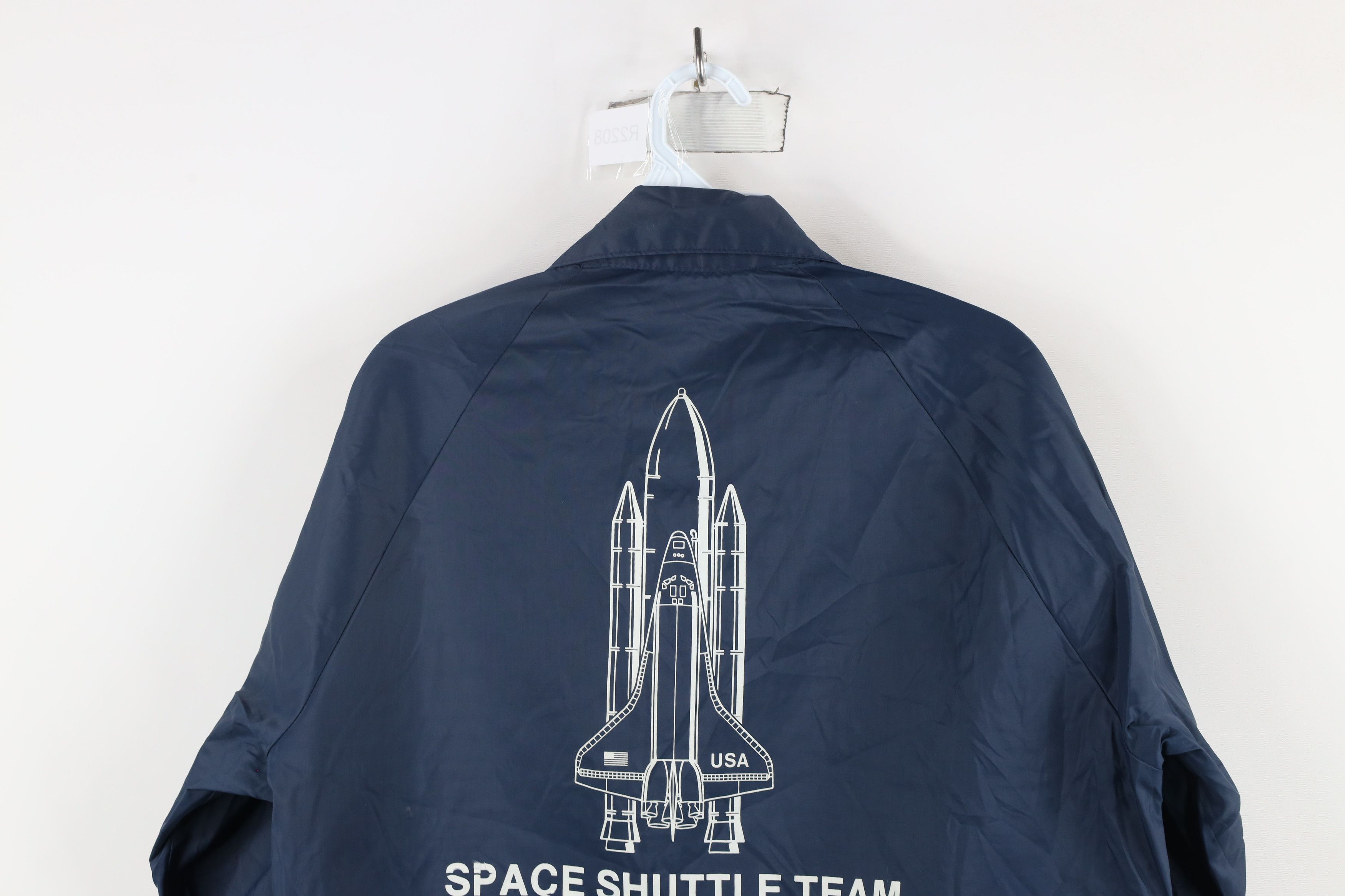 Vintage Vintage 70s NASA Space Shuttle Team Coach Jacket Blue USA Size US S / EU 44-46 / 1 - 16 Thumbnail