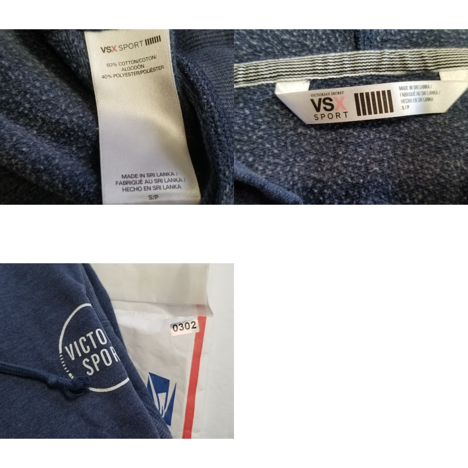Victoria's Secret Victoria’s Secret Victoria Sport Hoodie Blue Women S Full Zip Sports Look At Pics Size S / US 4 / IT 40 - 9 Thumbnail