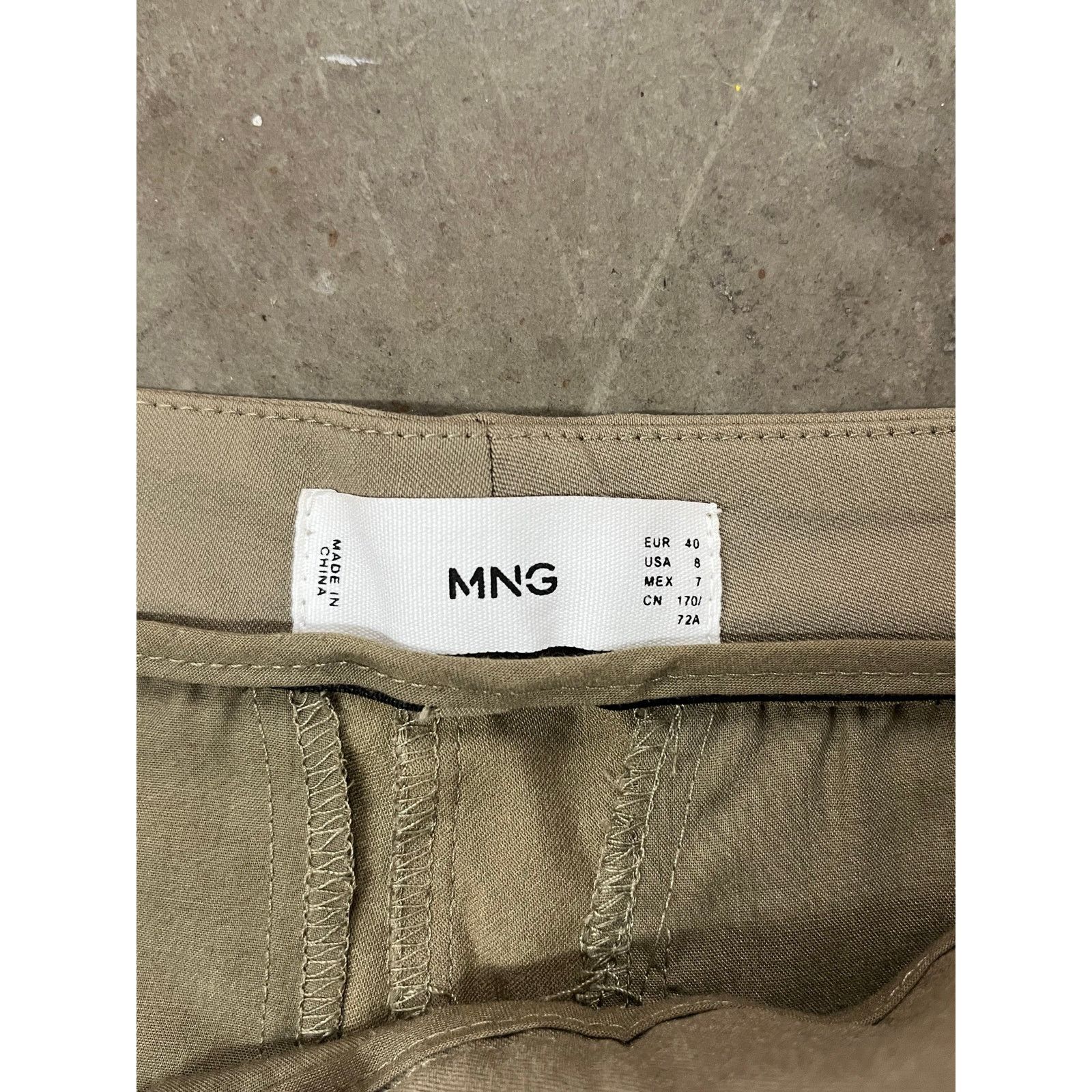 Mango Mng - Wide Leg khaki / size 8 Size 30" / US 8 / IT 44 - 6 Thumbnail