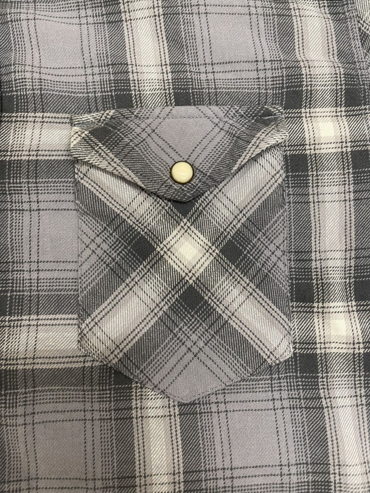 Allsaints AllSaints Checkered Long Sleeve Shirt Size US M / EU 48-50 / 2 - 6 Thumbnail