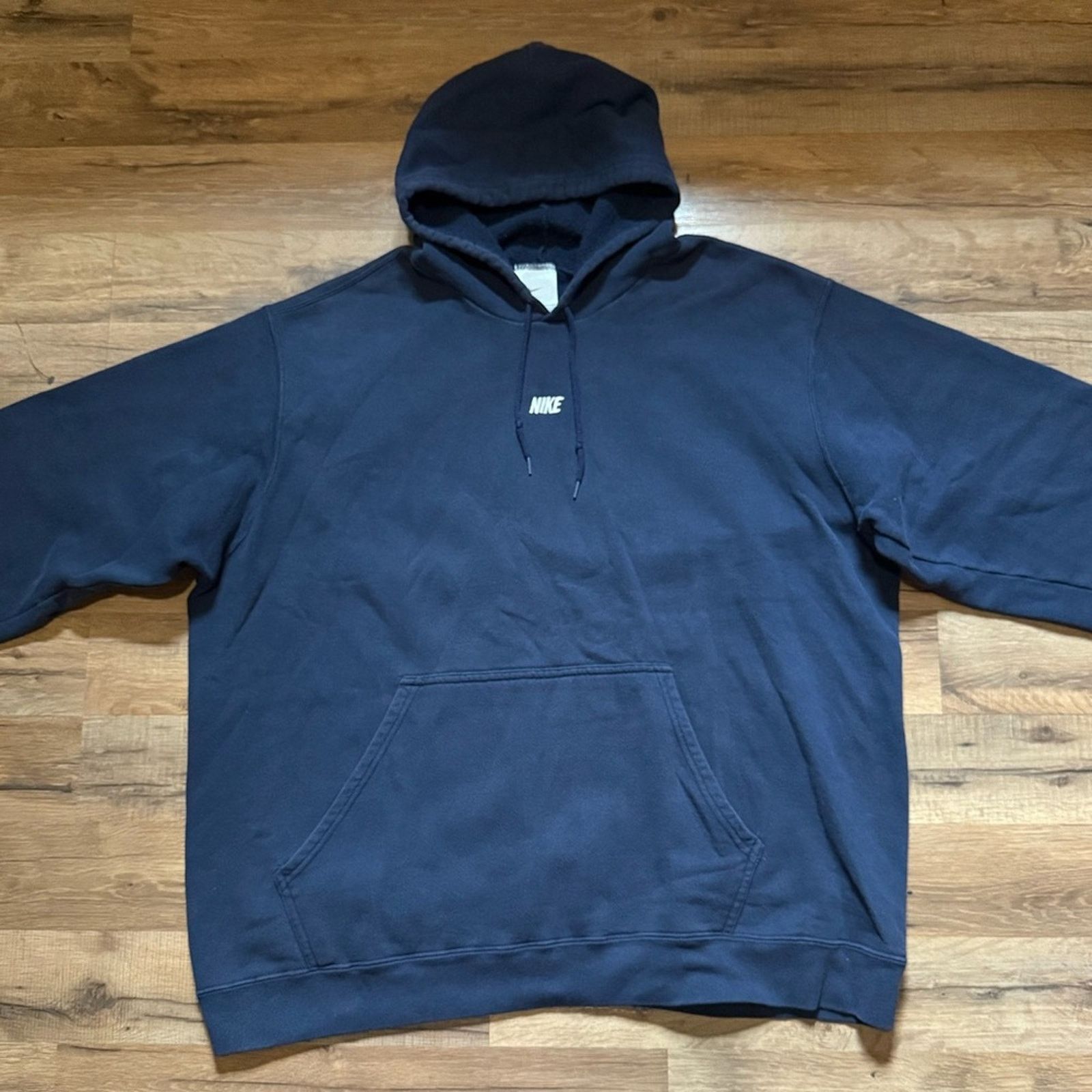 Nike 90s Nike Spell Out Hoodie Sweatshirt Size US XL / EU 56 / 4 - 2 Thumbnail