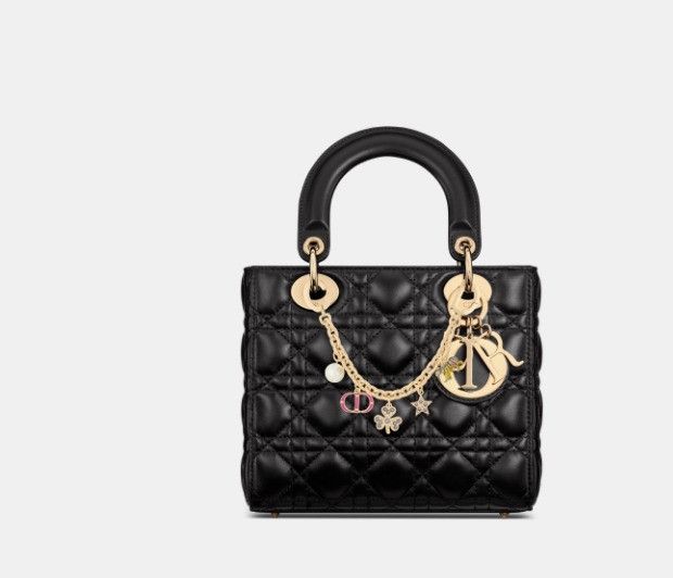 Dior o1w1db10425 V1097WO Size: OS / CD Lock Bag Jewelry in Gold Size ONE SIZE - 4 Thumbnail